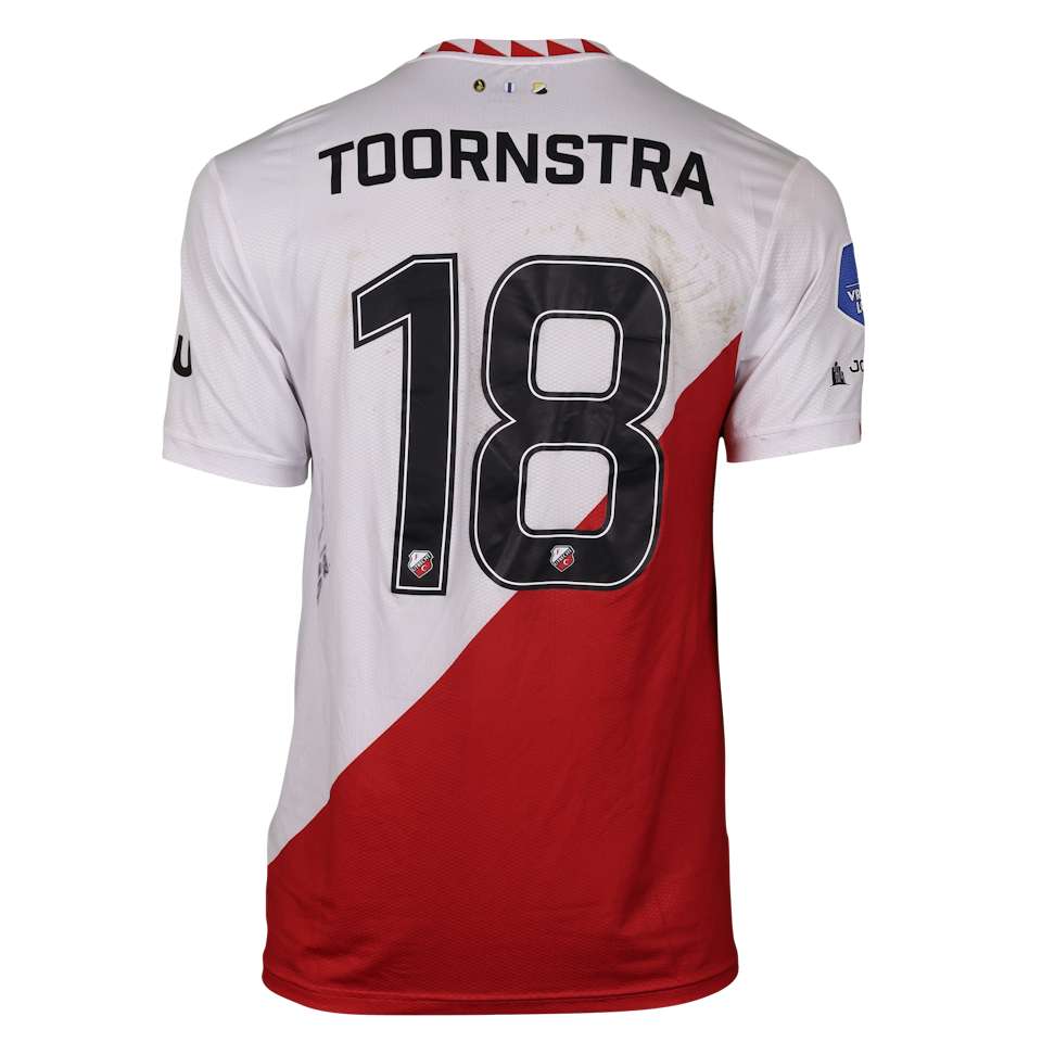 FC Utrecht 팀의 Jens Toornstra 셔츠