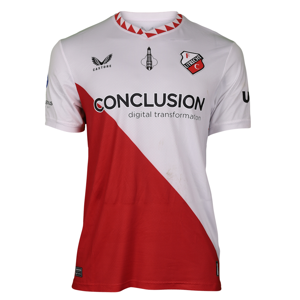 FC Utrecht 팀의 Jens Toornstra 셔츠
