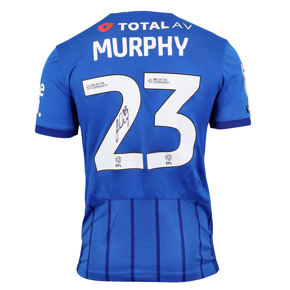 Josh Murphy Portsmouth Preston North End MatchWornShirt