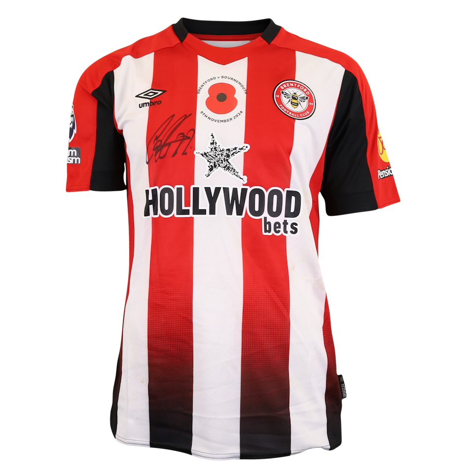 Nathan Michael Collins Brentford shirt