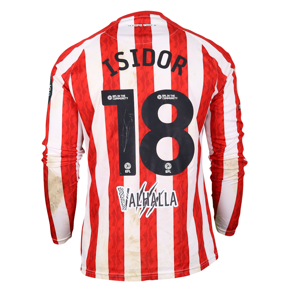 Wilson Isidor Sunderland shirt