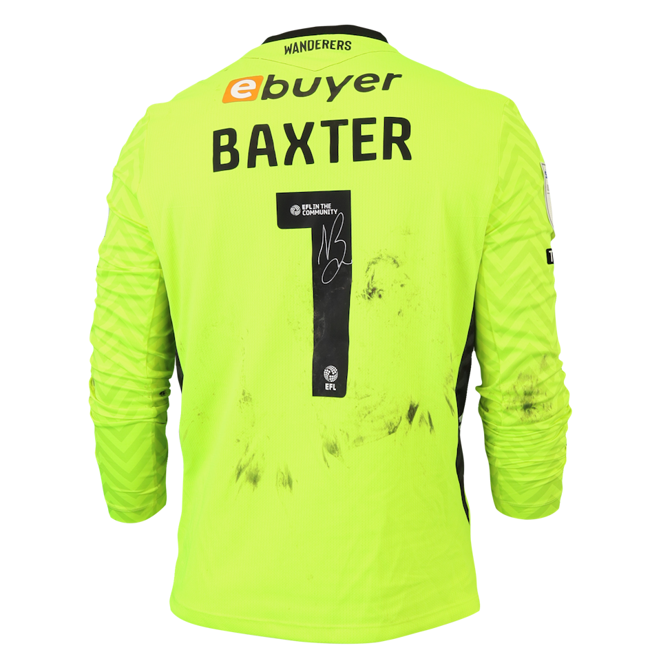 Nathan Baxter Bolton Wanderers shirt