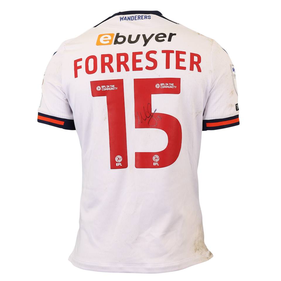 William Forrester Bolton Wanderers jersey