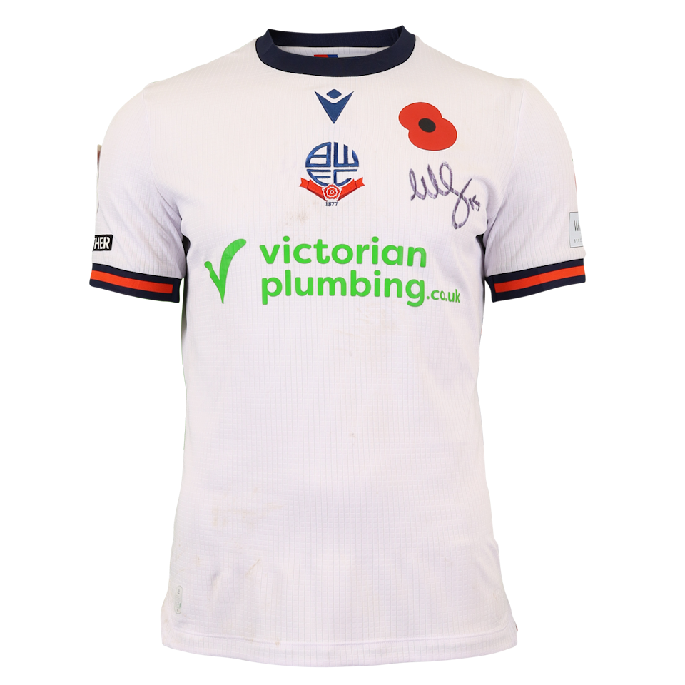 William Forrester Bolton Wanderers jersey