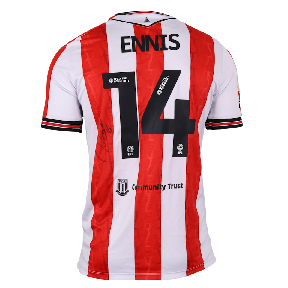Niall Ennis Stoke City jersey
