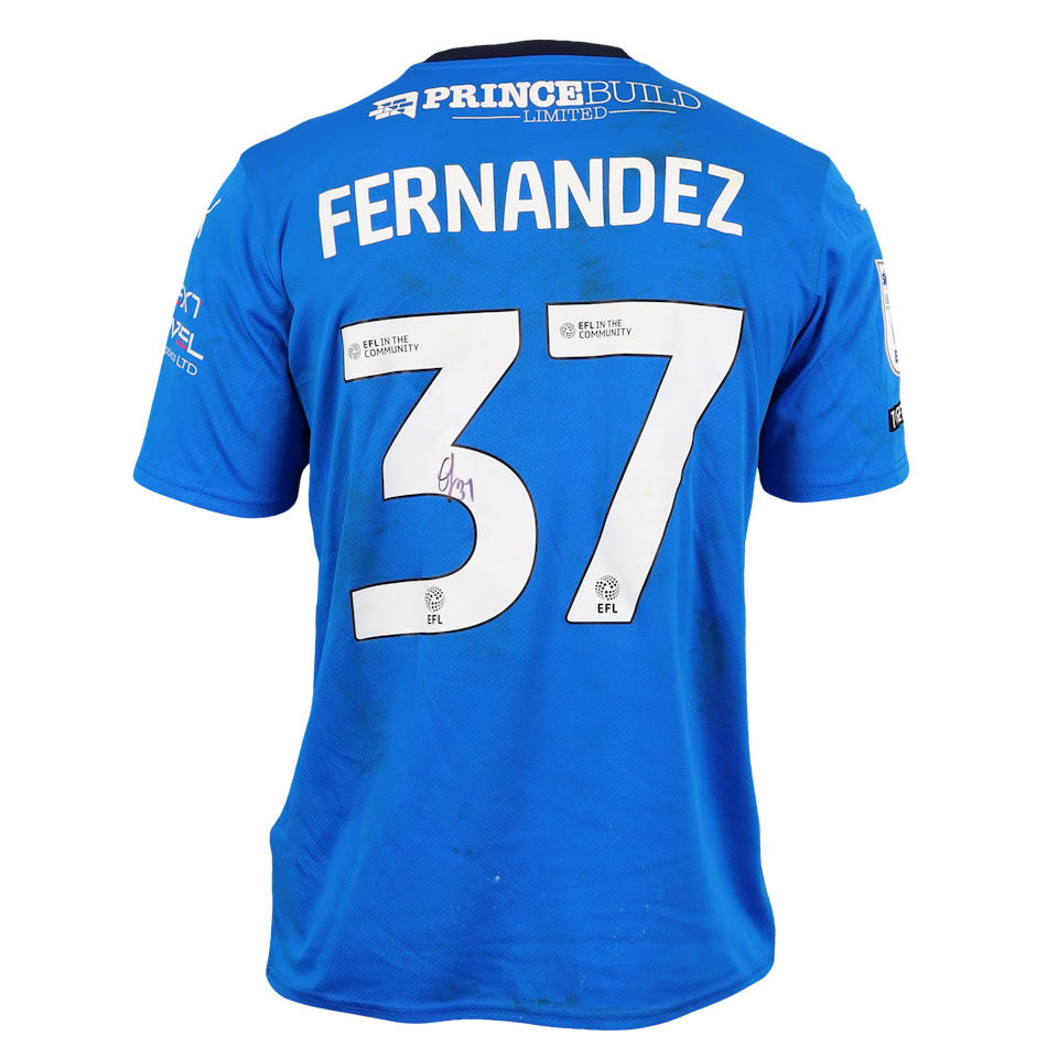 Emmanuel Fernandez Peterborough United shirt