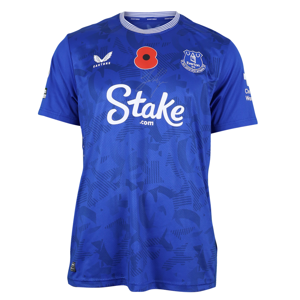 Jake O´Brien Everton shirt