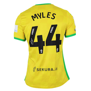 Elliot Myles Norwich City shirt