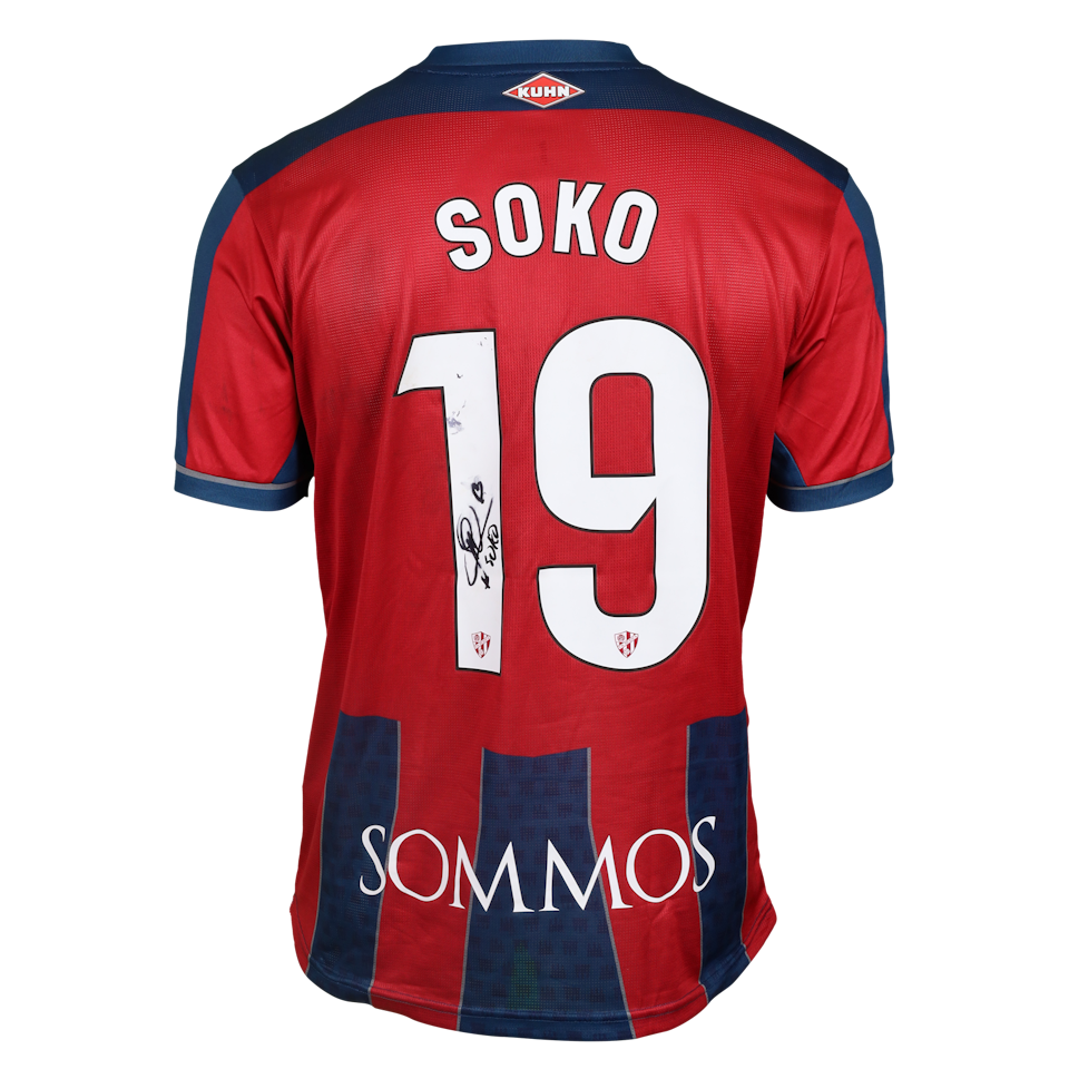 Serge Patrick Njoh Soko SD Huesca shirt
