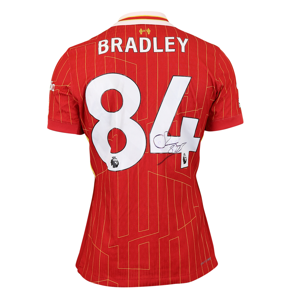 Conor Bradley | Liverpool - Aston Villa | MatchWornShirt