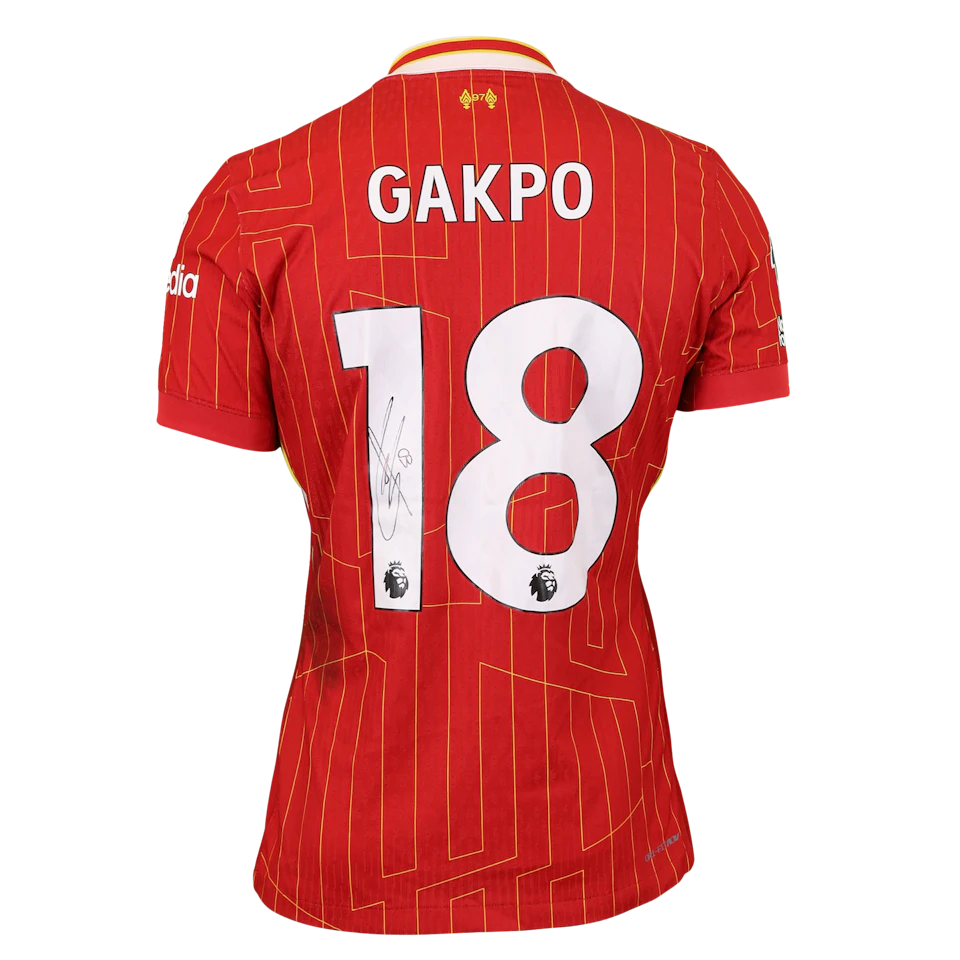 Cody Gakpo Liverpool camisa.