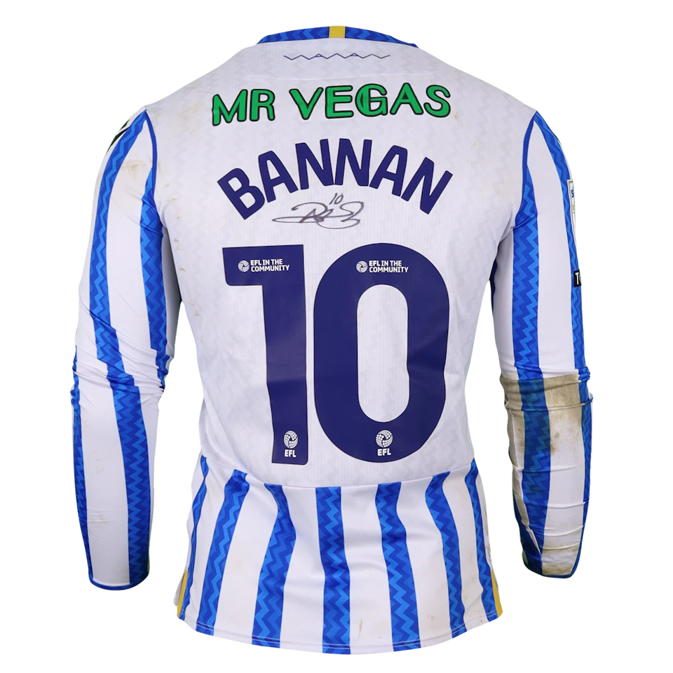 来自Sheffield Wednesday的Barry Bannan球衣