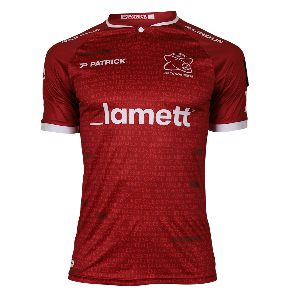 SV Zulte Waregem 팀의 Anton Tanghe 셔츠
