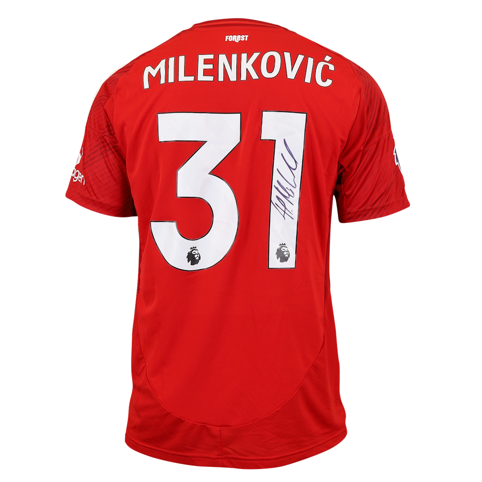 Nikola Milenković Nottingham Forest jersey