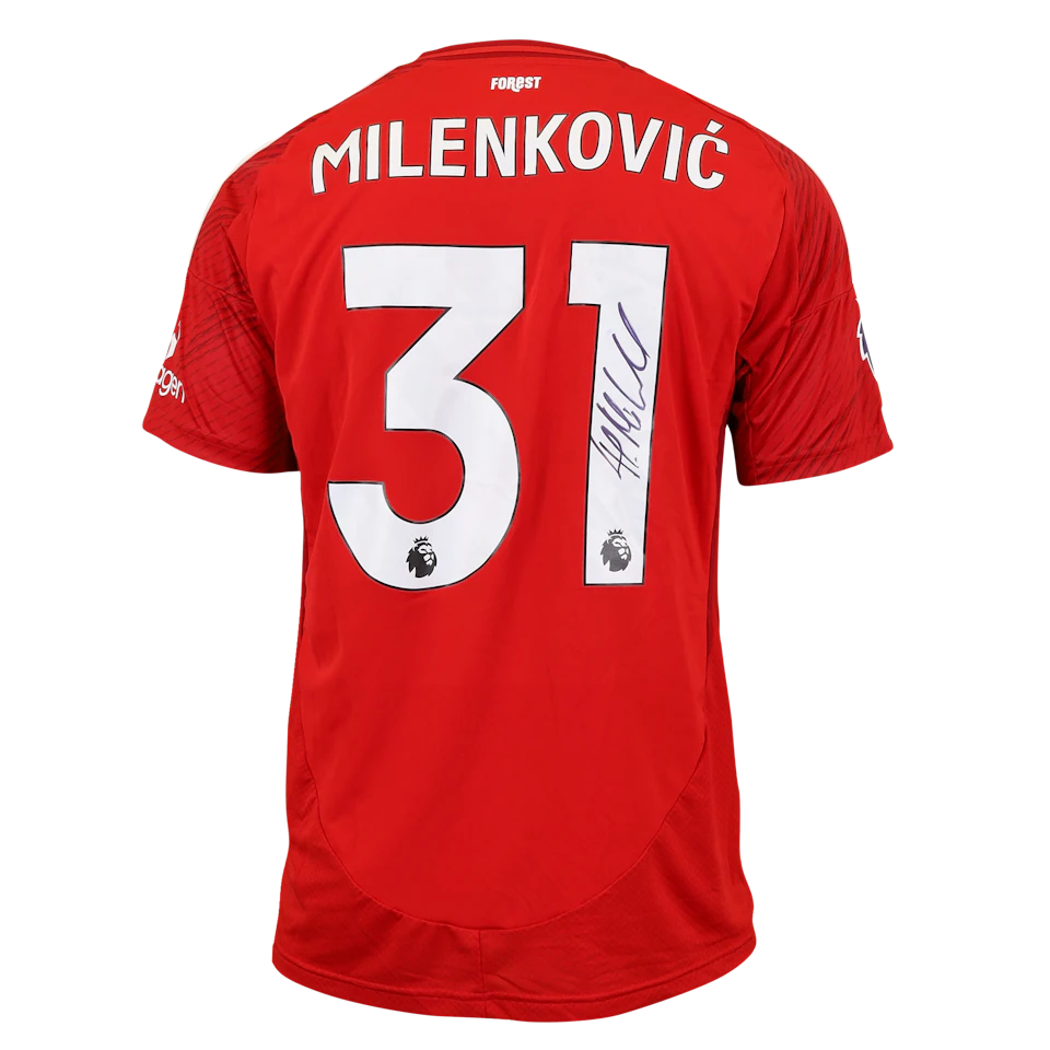 Nikola Milenković Nottingham Forest jersey