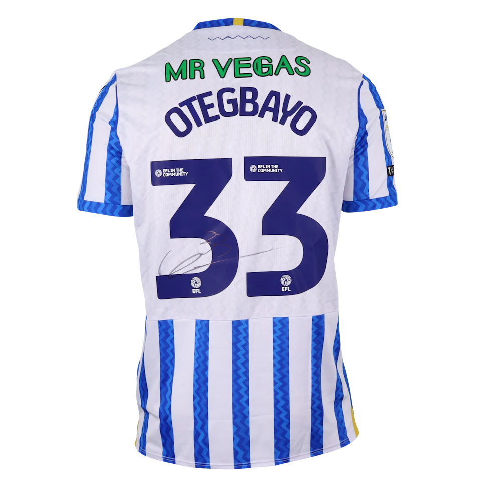 来自Sheffield Wednesday的Gabriel Otegbayo球衣
