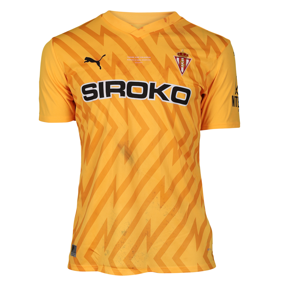 Rubén Yáñez Sporting Gijón shirt