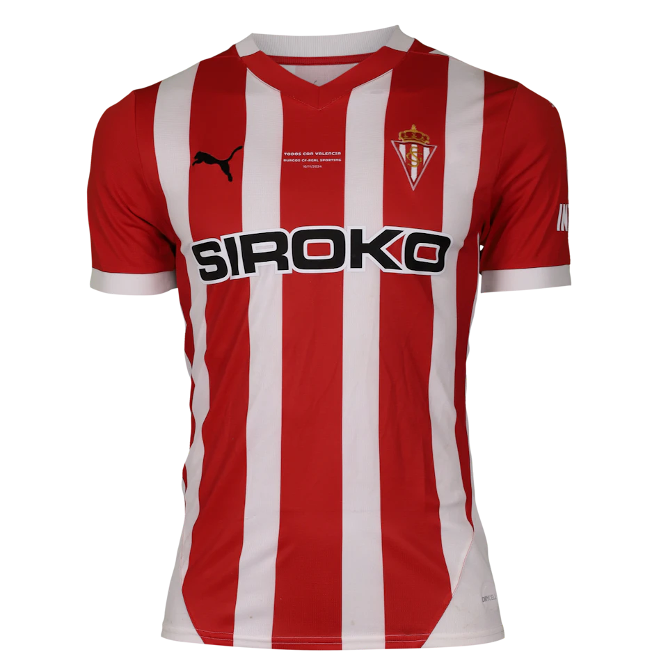 Camiseta Gaspar Campos Sporting Gijón