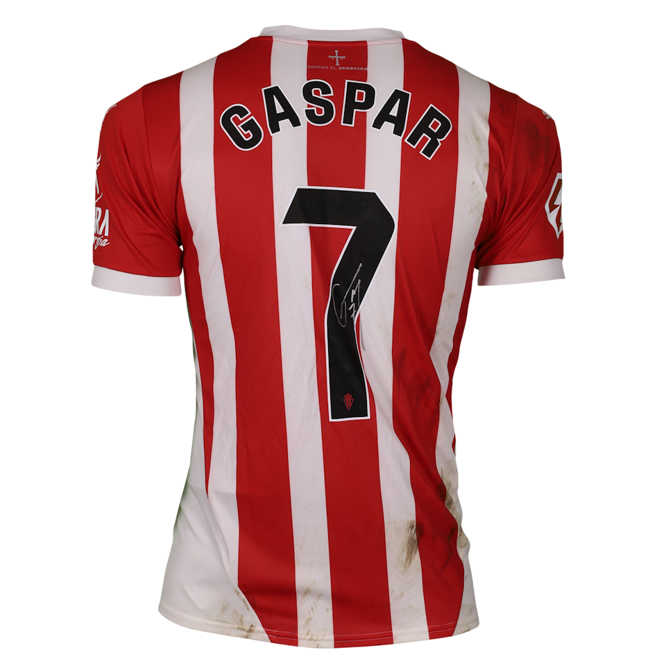 Maillot de Gaspar Campos Ansó Fernández (Sporting Gijón)