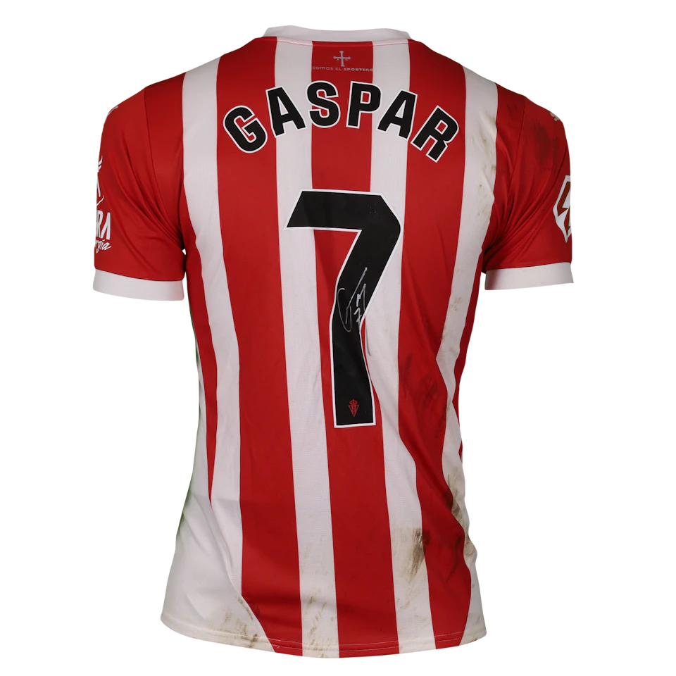 Camiseta Gaspar Campos Sporting Gijón