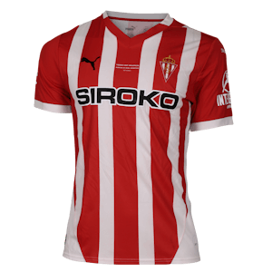César Gelabert Pina Sporting Gijón shirt