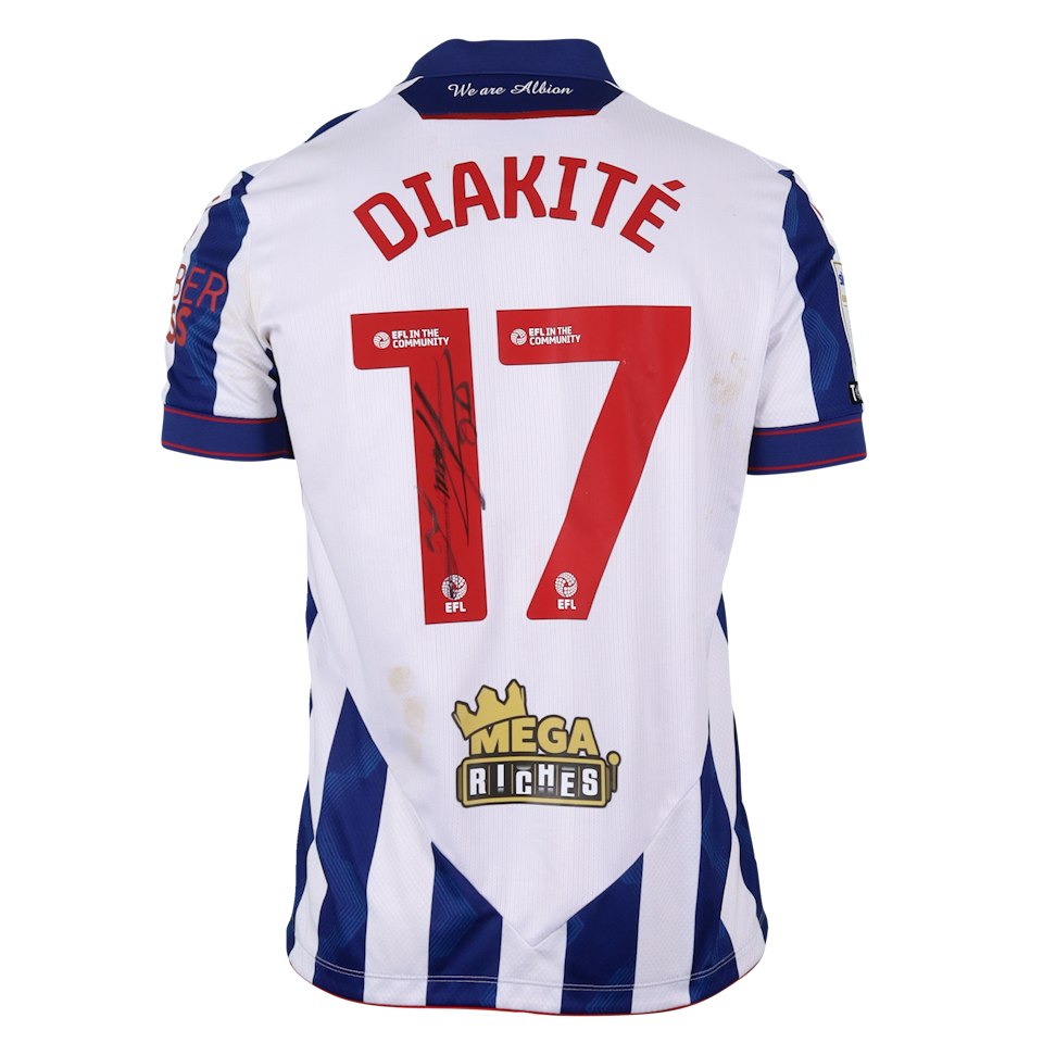 O. Diakité West Bromwich Albion shirt