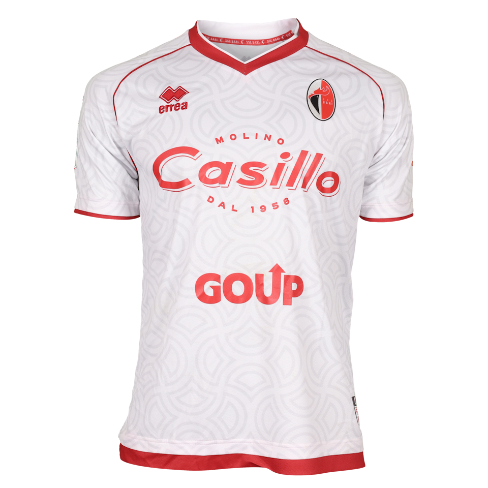 S.S.C. Bari 팀의 Lorenzo Sgarbi 셔츠