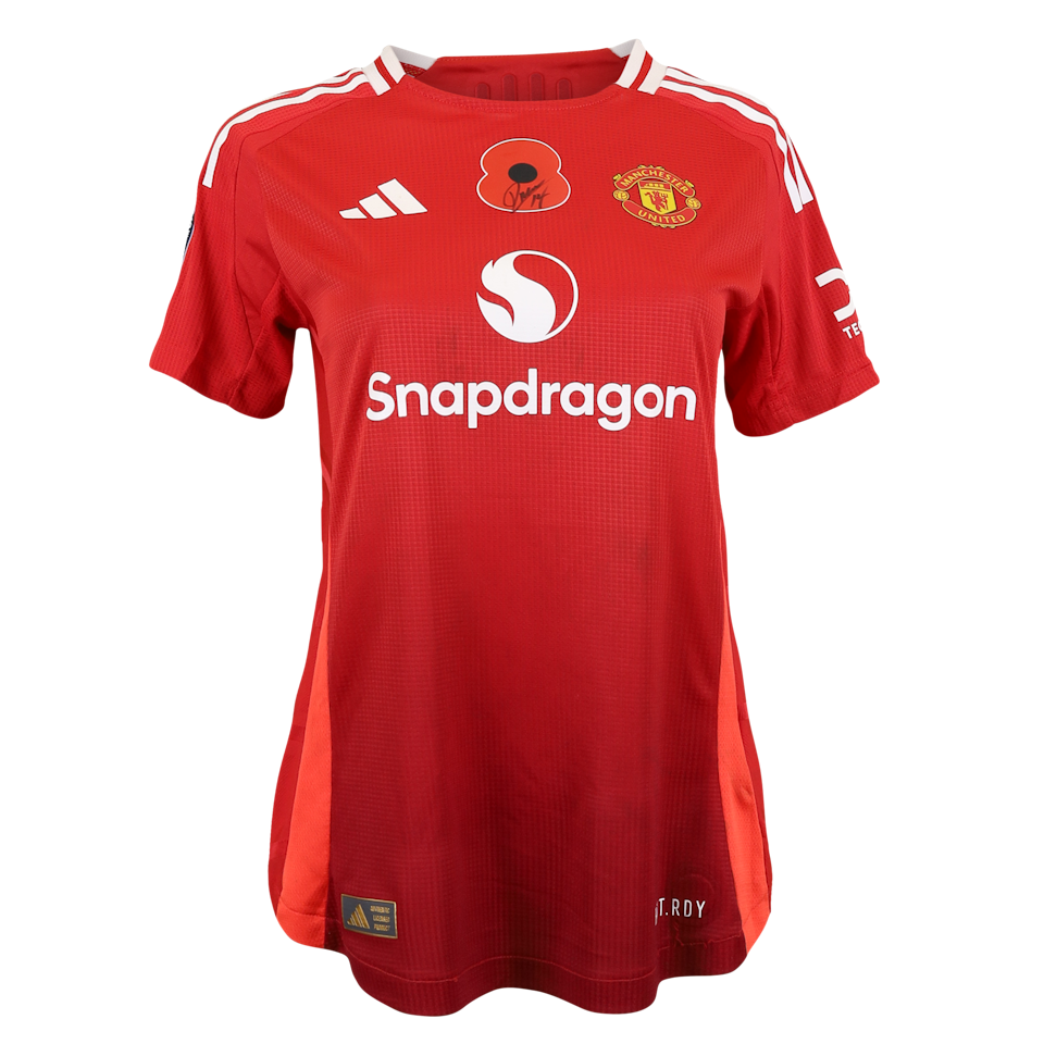 Jayde Riviere Manchester United WFC shirt
