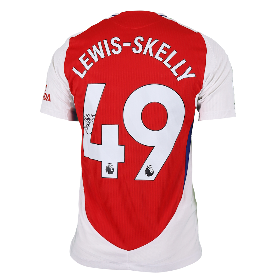 Myles Anthony Lewis-Skelly Arsenal shirt