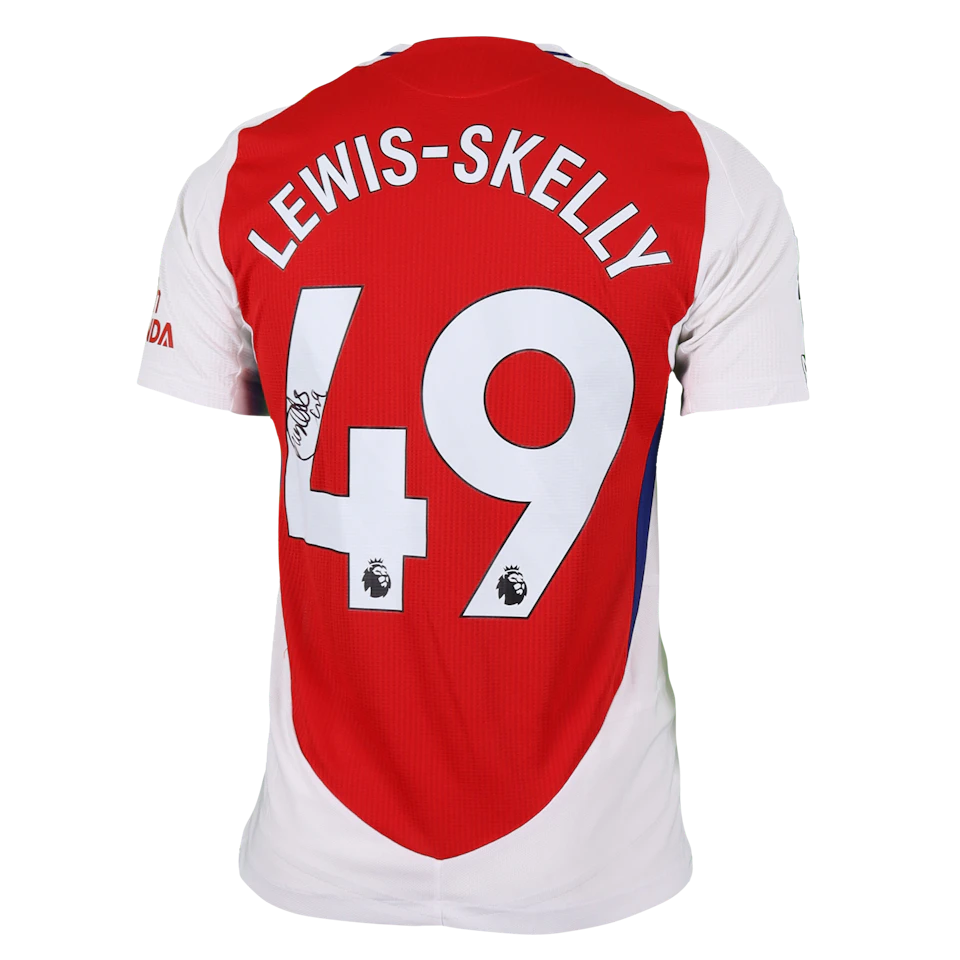 Myles Anthony Lewis-Skelly Arsenal shirt