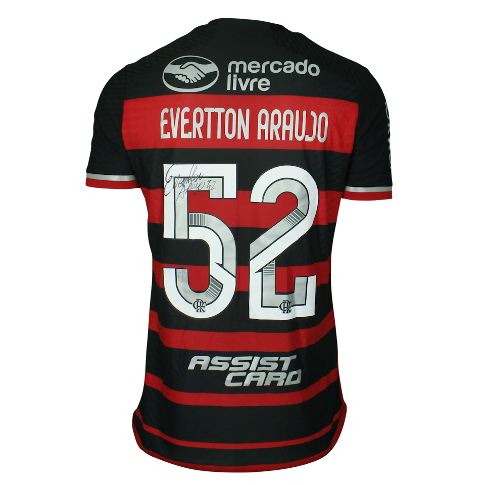 Evertton Gustavo Fernandes Araújo Flamengo camisa.