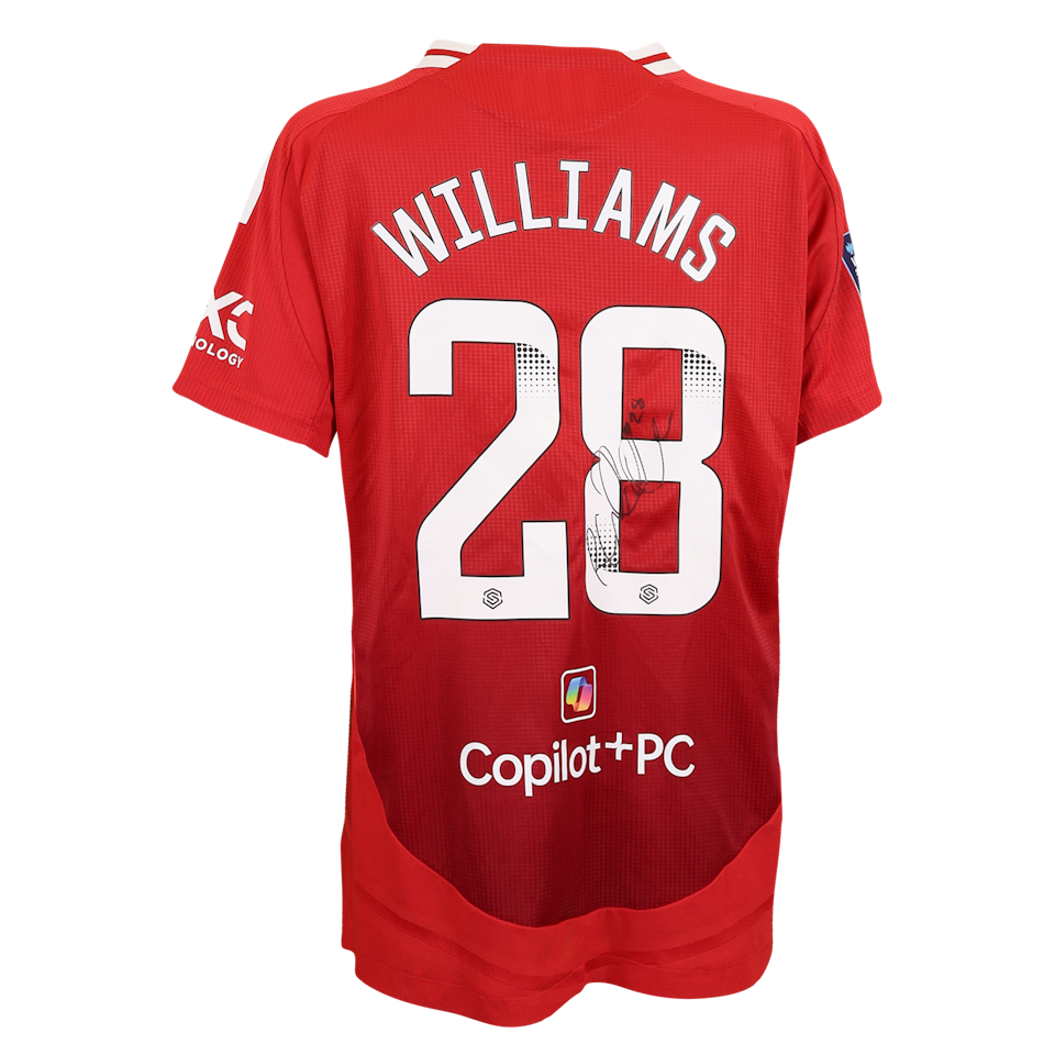 Rachel Williams Manchester United WFC shirt