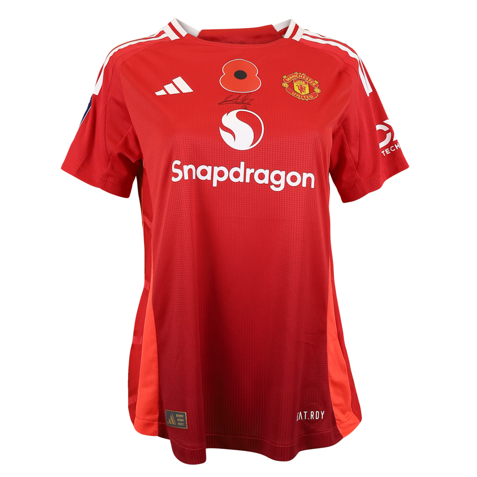 Hayley Ladd Manchester United WFC shirt