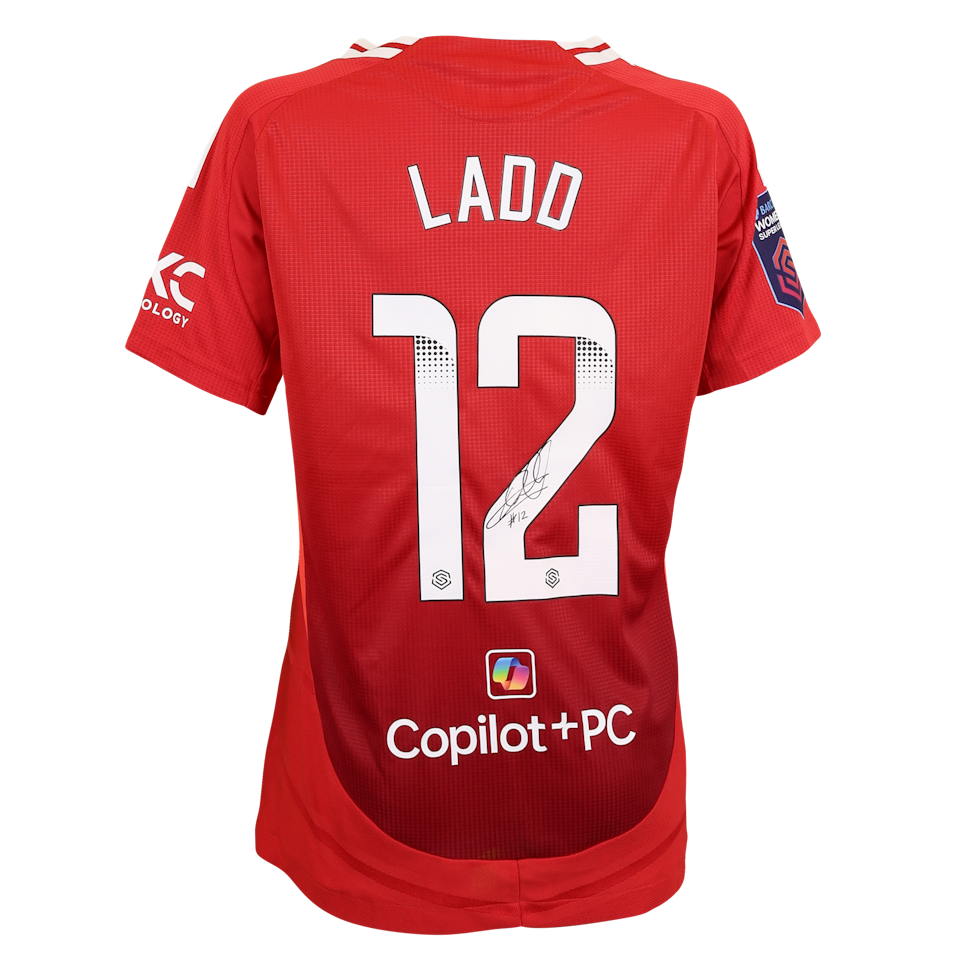 Hayley Ladd Manchester United WFC shirt