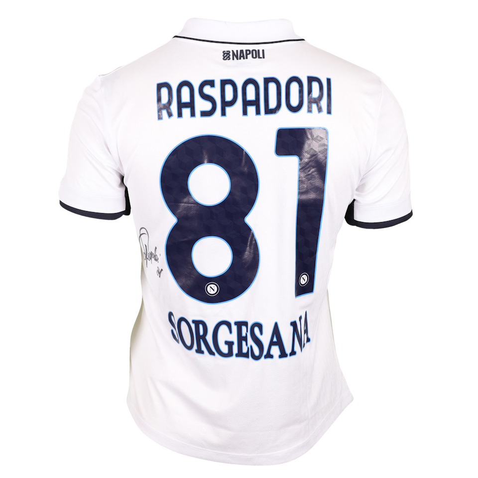 Giacomo Raspadori Napoli camisa.