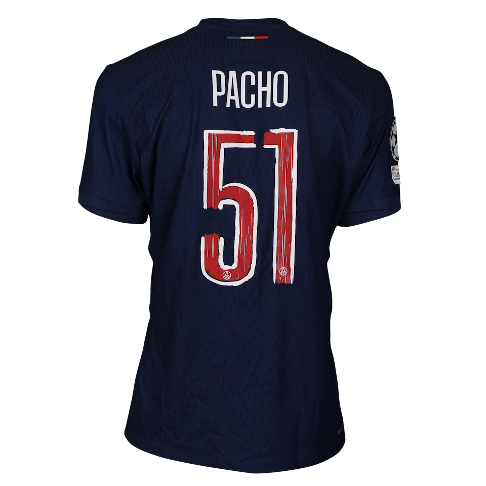 William Pacho Paris Saint-Germain jersey