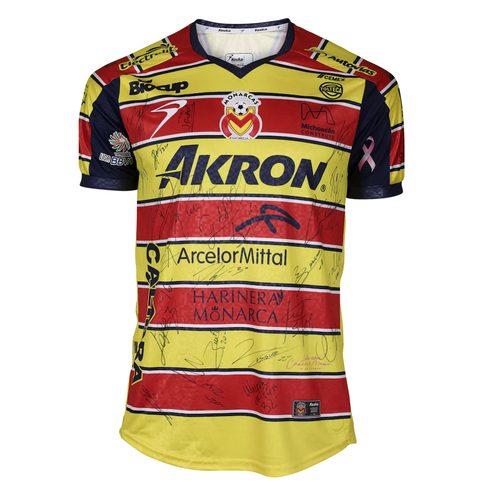 Atlético Morelia Squad Signed Shirt