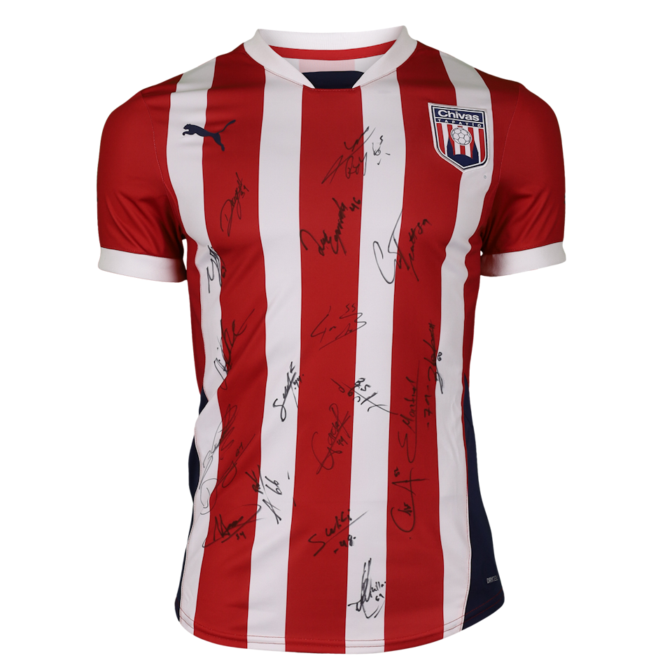 Chivas Tapatío Squad Signed Shirt 