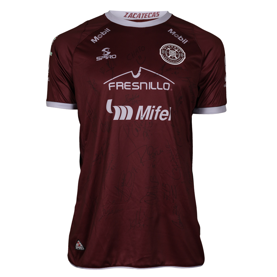 Mineros de Zacatecas Squad Signed Shirt 