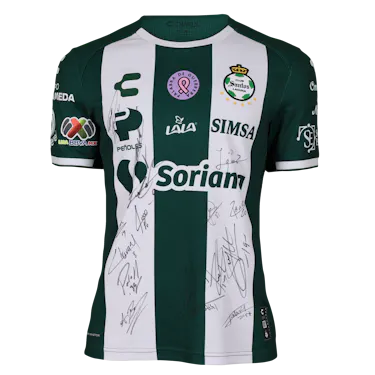 Club Santos Laguna Squad Signed Shirt 