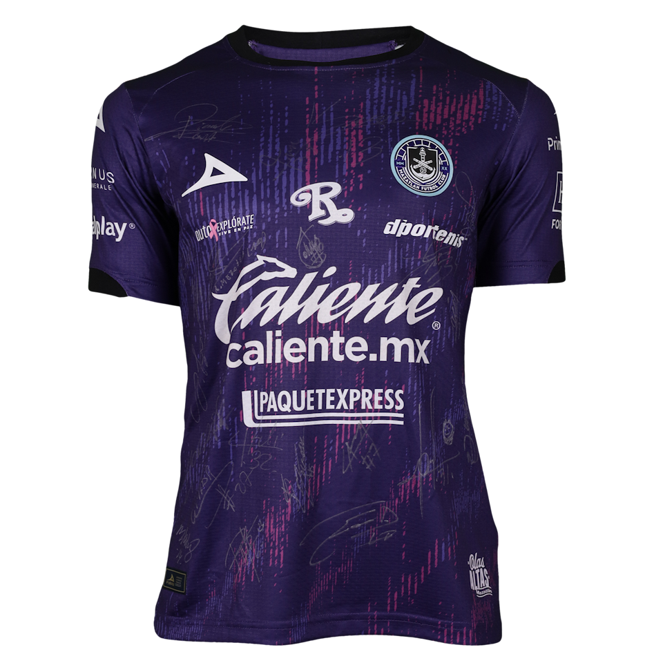 Mazatlan Fútbol Club Squad Signed Shirt