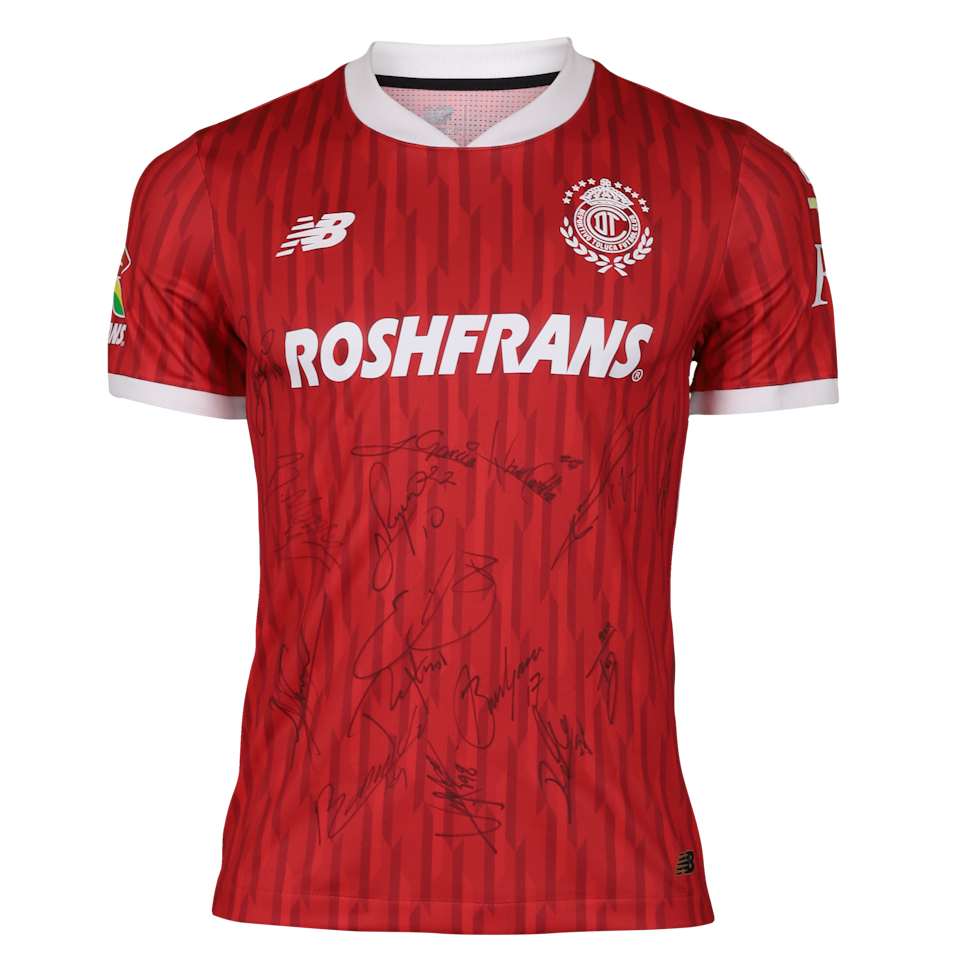Deportivo Toluca Squad Signed Shirt 