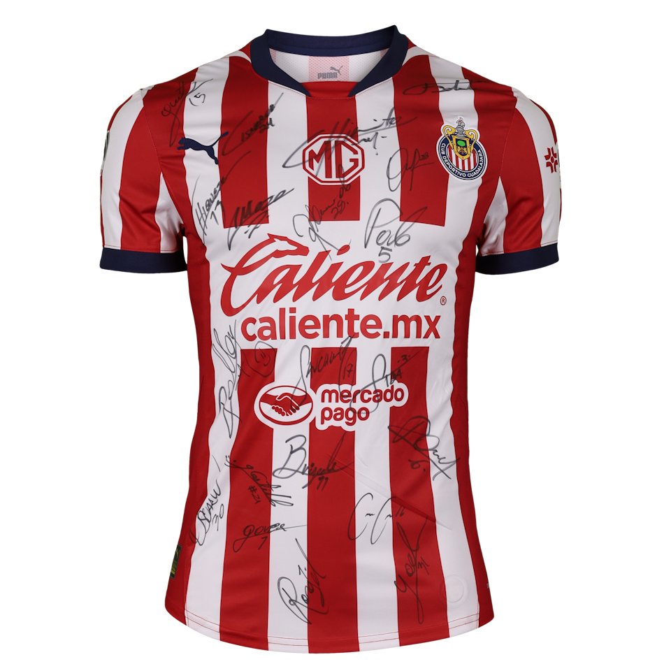 Chivas Guadalajara Squad Signed Shirt 