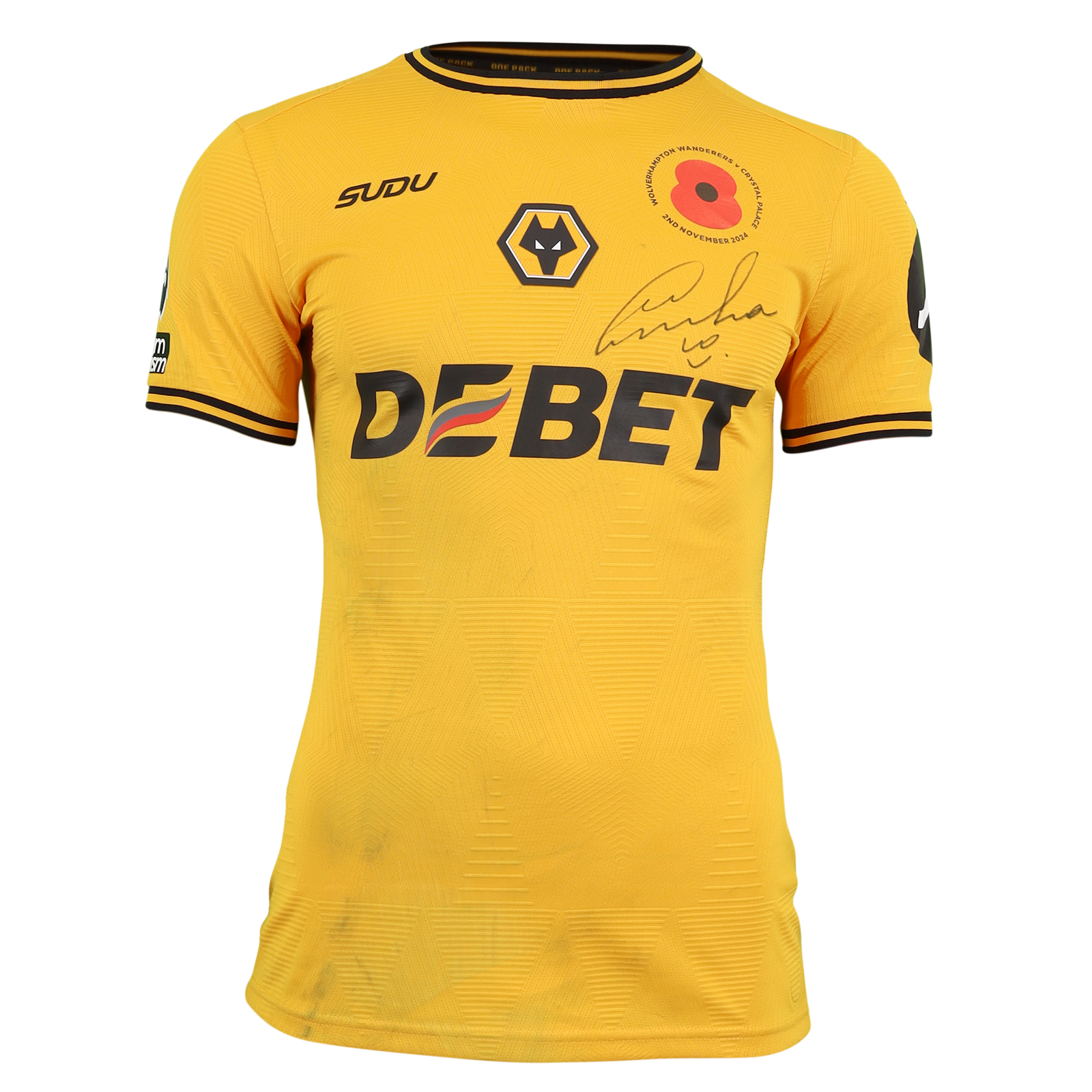 Matheus Cunha | Wolverhampton Wanderers - Southampton | MatchWornShirt