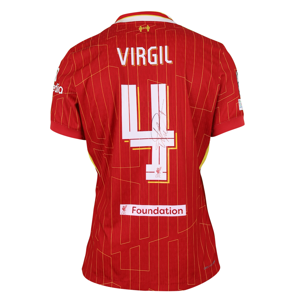 Virgil van Dijk Liverpool shirt