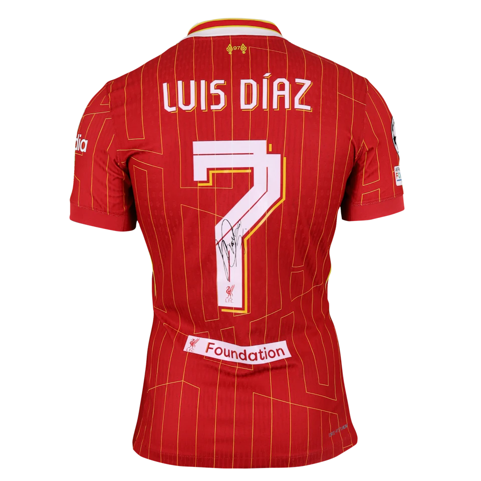 Liverpool-Trikot von Luis Díaz