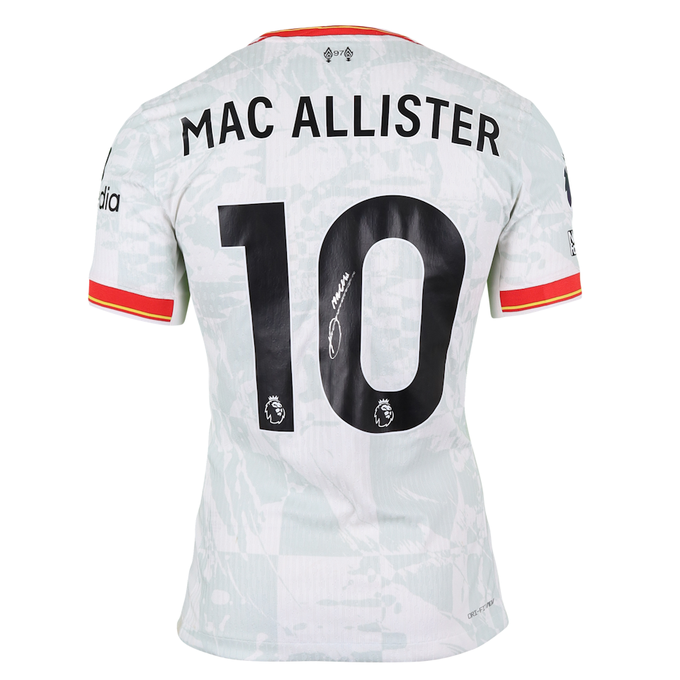 Alexis Mac Allister Liverpool shirt