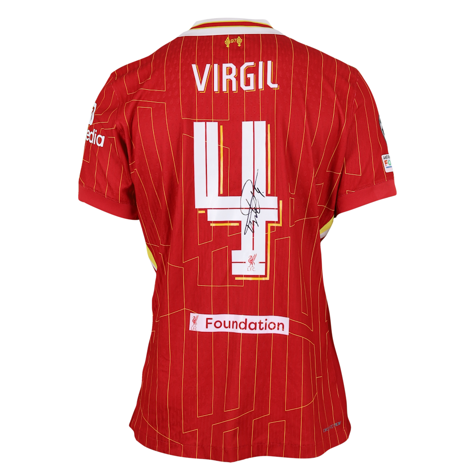 Virgil van Dijk Liverpool shirt