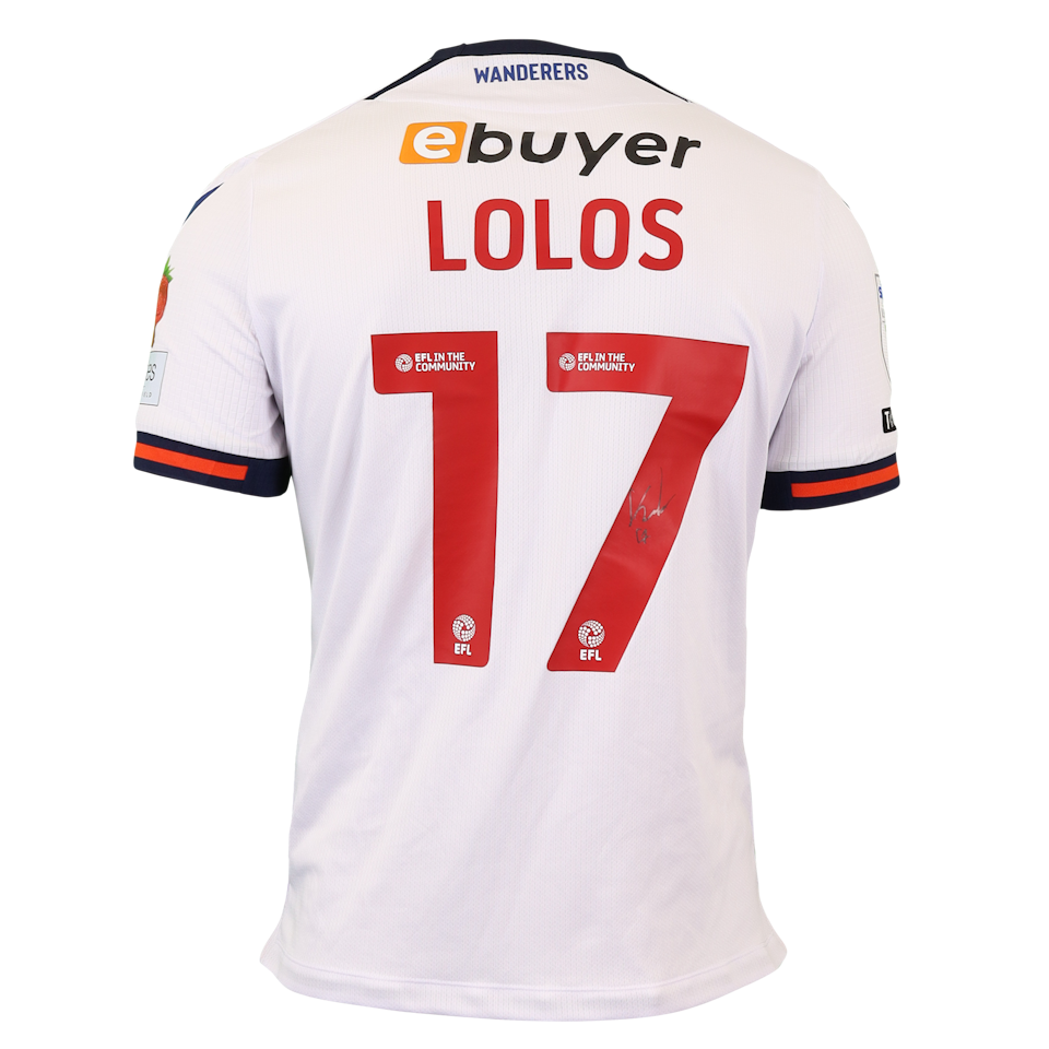 Klaidi Lolos Bolton Wanderers shirt