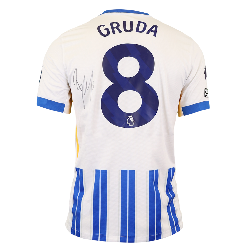 Brajan Gruda Brighton & Hove Albion jersey